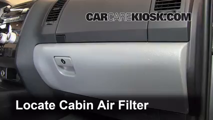 2012 Toyota Sequoia SR5 4.6L V8 Filtro de aire (interior) Control